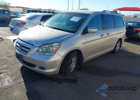 2006 Honda Odyssey Ex z USA, uszkodzony, nr VIN 5FNRL38466B413283